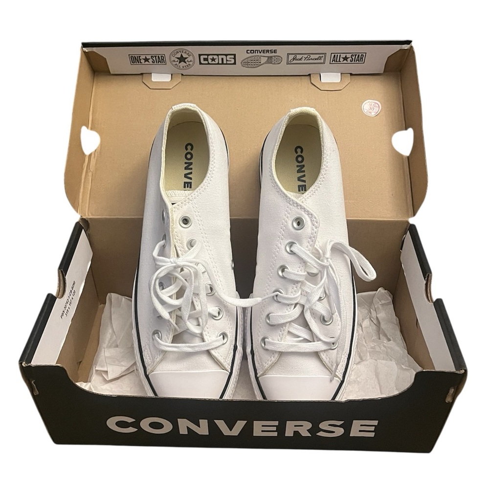 Converse Classic White Platform Canvas Sneakers